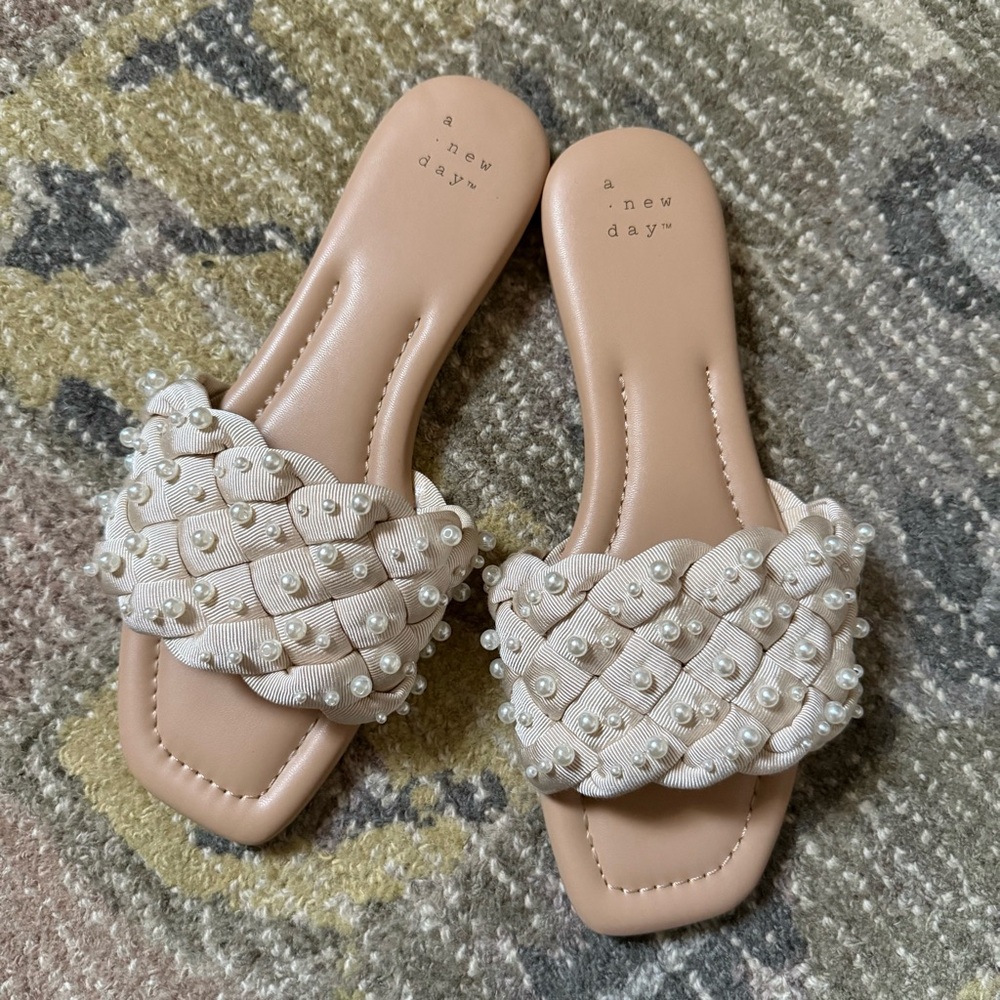 A New Day Pearl Slip Ons